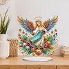 (US Local)Special Shape Angel Girl Table Top Diamond Painting Ornament Kits for Bedroom