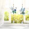 2pcs Crystal Light Catcher Diamond Painting Peace Pigeon Suncatcher Hanging Kits