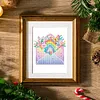 12pcs Gift 5D DIY Square Drill Diamond Painting Kits for Adults Beginners Home Decor Diamonds Paintings Gem Art 5.91x7.09in
