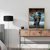 Blue Elephant-Paint by Numbers Acrylic Painting 40*50cm