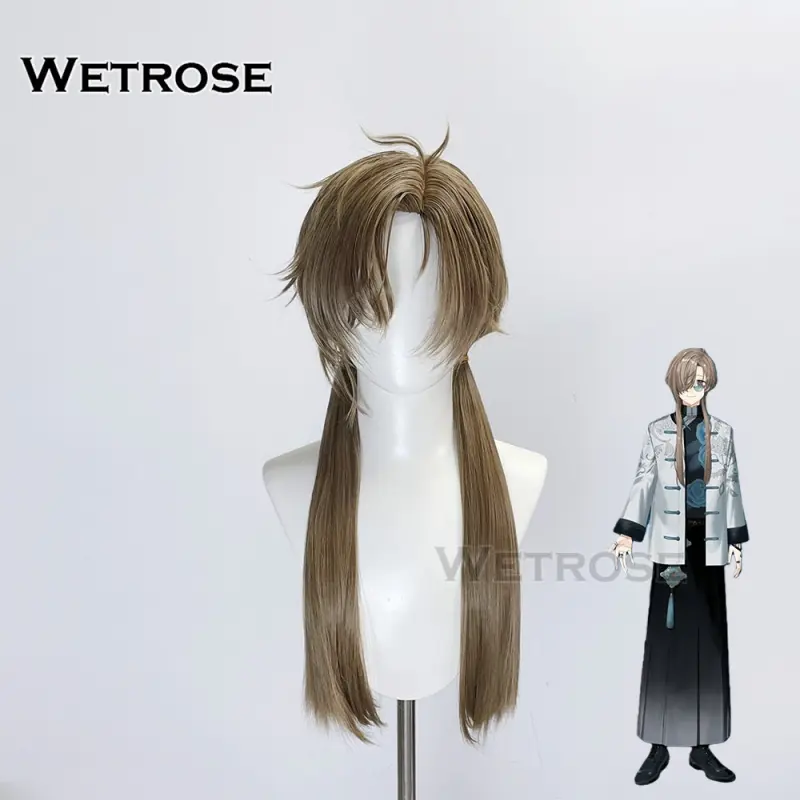 [Wetrose] Pre-Order Nijisanji Vtuber Kanae Chinese New Outfit Cosplay Costume Twin-tail Wig 