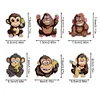 6Pcs Gorilla Diamond Painting Fridge Magnet Diamond Art Magnets Decals Kit