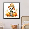 【Limited Stock Sale】Halloween Pumpkins  Skeletons-Paint by Numbers Acrylic Paintingg 40*40CM(Watercolor)