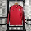 2016 Retro Long Sleeve Portugal Home Football Shirt 1:1 Thai Quality