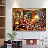 (Big Size)Santa Claus Counting Gifts - 11CT Stamped Cross Stitch - 60*45cm - Xmas