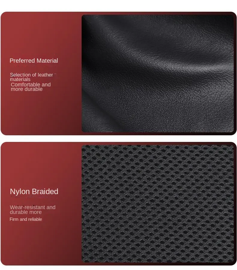 Car multifunctional armrest box leather storage bag