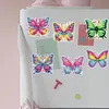 (US Local)6pcs/set DIY Diamond Painting Fridge Magnetic Sticker Kits (Butterfly)