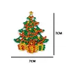 5pcs/set DIY Xmas Tree Diamonds Painting Keychain Kits