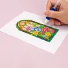 12pcs Flowers-1 5D DIY Square Drill Diamond Painting Kits for Adults Beginners Home Decor Diamonds Paintings Gem Art 5.91x7.09in