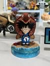 Small Scale Kid Goku Carrying Master Roshi's Turtle - Dragon Ball Resin Statue - Kame-Studio