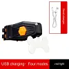 LED Bicycle Tail Light, Photon Bicycle Light Tail Light, Photon Drop Bicycle Light, Bicycle Tail Light Rechargeable USB Bicycle Rear Cycling Light for Any Type of Seat Post