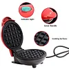 4" Mini Personal Electric Waffle Maker, Hash Browns, French Toast Grilled Cheese, Quesadilla, Brownies, Cookies Breakfast Lunch Maker Machine