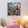 Colorful House - 14CT Counted Cross Stitch - 40*40cm