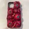 Cool Horror Phone Case Horror Eyes Blood Teeth Phone Case Suitable For 15Promax, 12, 13promax, xsmax series pro Horror Halloween Phone Case