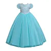 Spring Autumn Flower Kid Girl Princess Dress