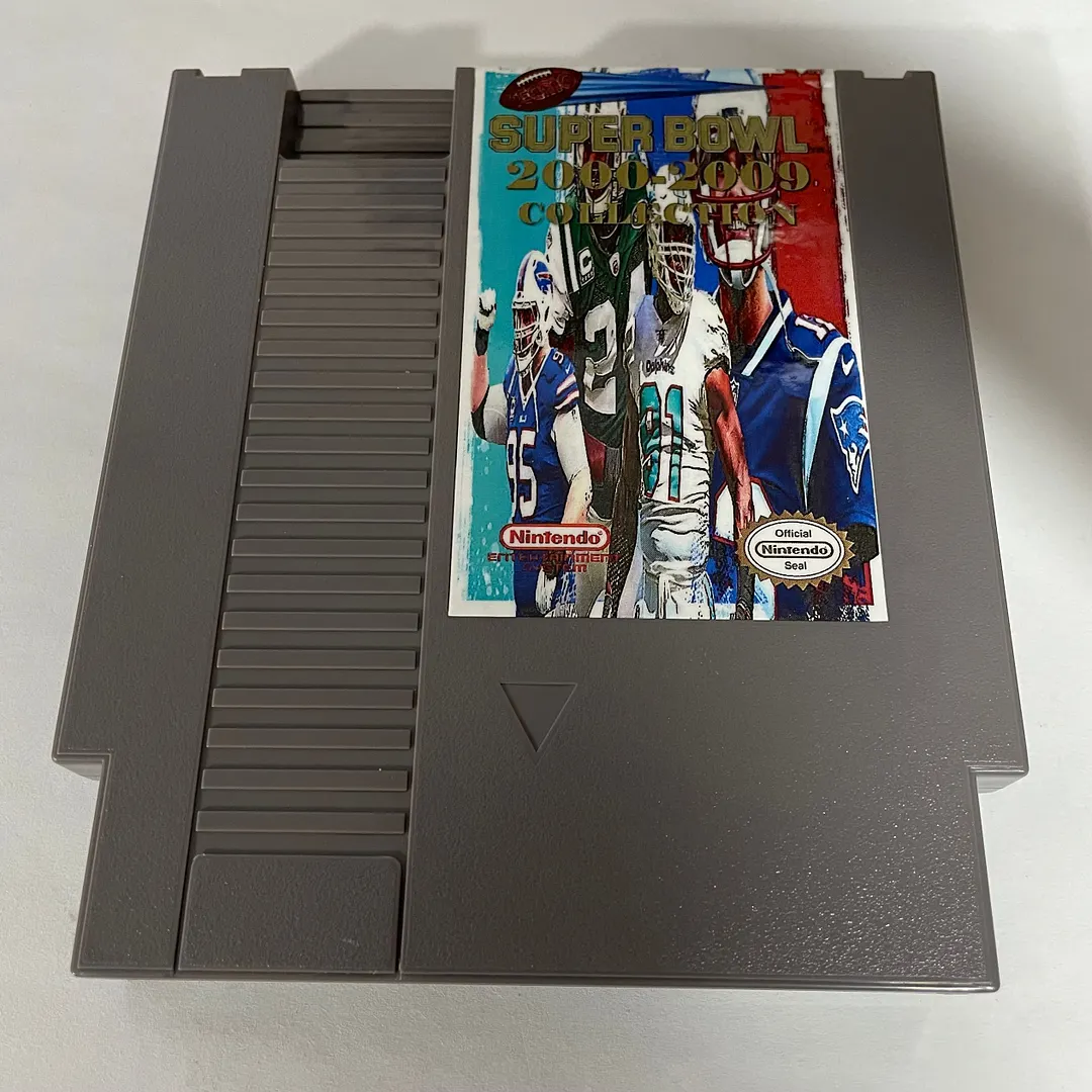 Tecmo Super Bowl 2000-2009 Collection NES For Nintendo Entertainment System Console - 8 Bit Game Cartridge