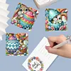 6Pcs oeufs de P&acirc;ques lapins-bricolage carte de voeux