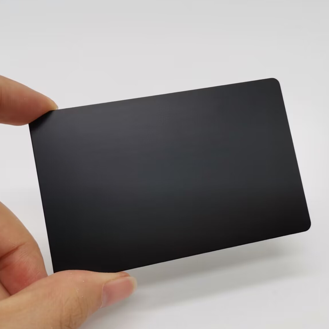 Matte black Full metal NFC connected smart card