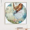 (US Local)DIY Special Shaped Diamond Painting Clock