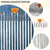 15Pcs  Professional Nail Art Painting Drawing Brush Pen (White)