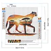 Leopard Landscape-Full Round Diamond Painting 