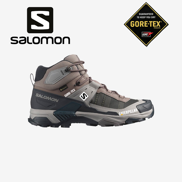 Salomon&reg; i CAT tworzą wodoodporne i oddychające buty trekkingowe dla mężczyzn do aktywności na świeżym powietrzu i pracy