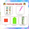 (US Local)6Pcs Acrylic Wine Glasses Diamond Painting Fridge Magnet for Adults Beginners Craft Kit