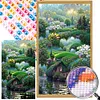 >SALE<5D DIY Full Round Drill Partial AB Diamond Painting Fantasy Green Decor 45x75cm