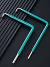 2Pcs Window Adjustment Tool Set with Torx TX15 Hexagonal 4 Mm & Ball Head 4 Mm Window Adjustment Wrench for Household DIY Professional Machine Repairing