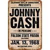 Johnny Cash - Vintage Metal Signs - 20*30cm/30*40cm - Music