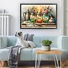 (Multi-Style) Sunflower Vase-11CT Stamped Cross Stitch 45*45cm/17.72*17.72in