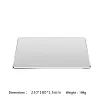 Desktop Aluminum Alloy Metal Mouse Pad Double-Sided Aluminum Anti-Slip Pad Desk Pad Suitable for Gaming and Office
