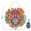 DIY Diamond Painting Hanging Wreath Kit Home Door Decor(Include Chain and Lamp Belt)