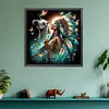 (US Local)Paint By Numbers Kit On Canvas DIY Oil Art Girl Picture Home Wall Decor40x40cm