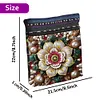 (US Local)Bucket Calf Diamond Painting Shopping Bag Diamond Art Shoulder Bag Commuting Bag Kits