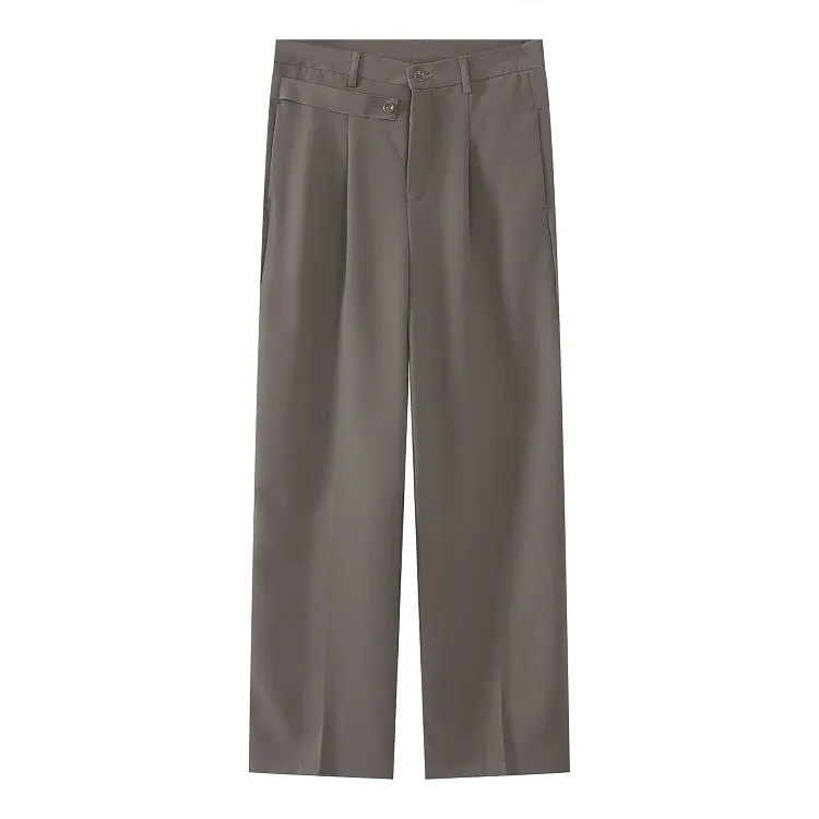 Men Suit Pants Men's Autumn Straight Trousers