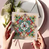 6Pcs Diamond Painting Greeting Card Mandala Diamond Handmade Card for Friends