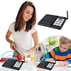 2Pcs Intercoms Wireless 2000m Long Range Room to Room Intercom System with Group Call & Monitor Function for House Business Office Elderly