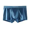 Men's Light Luxury Satin Ice Silk Fashion Breathable Boxer Briefs