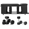 [US Local Warehouse] 4-in-1 Adjustable Weight Bench for Home Gym Foldable Workout Exercise Strength Training Bench with 660LBS Weight Capacity for Full Body Fitness Dumbbell Exercise