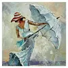 Girl-Paint by Numbers Acrylic Painting 20*20cm(HOT)