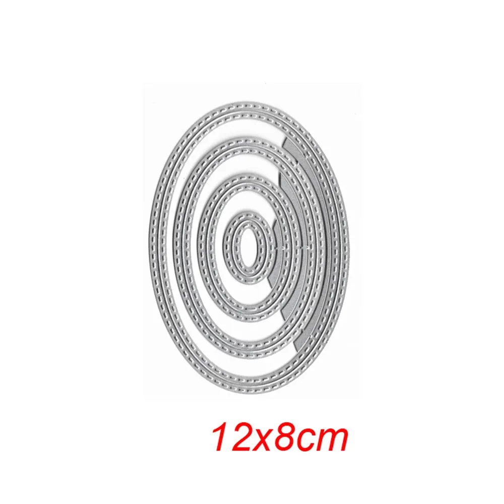 Metal Cutting Dies Curves Border Frames Square DIY Scrapbooking Card Album Making Embossing Punch Craft Diecuts New 2019