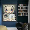 Girl With Ca - 9CT Full Beaded Cross Stitch Kit(54x66cm)