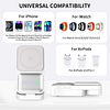 Folding 3 in 1 Wireless Charger 15W Fast Charging Magnetic Wireless Charging Station With LED Clock And Power Display Function