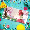 12pcs DIY Diamond Painting Greeting Cards Mosaic Birthday Postcard (HKDZ08)