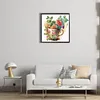 >SALE<5D DIY Partial Special Shaped Drill Diamond Painting Rose Coffee Decor 30x30cm