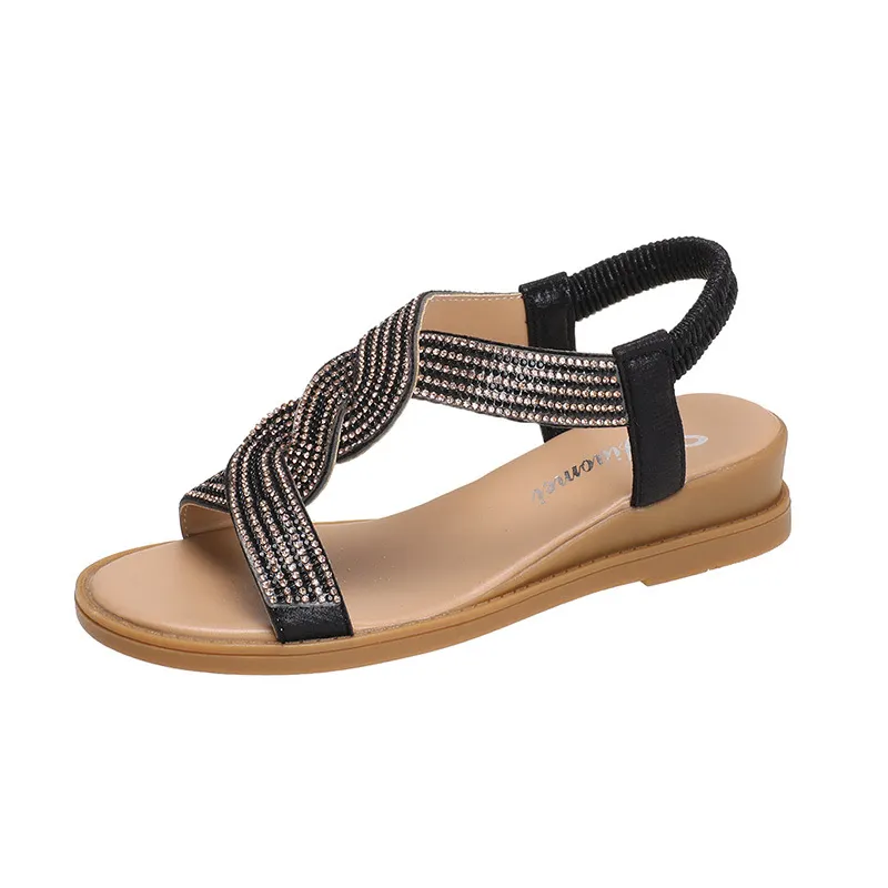 Uveng Uveng Women Trend New Summer Net Red Ins Students Fashion Appearance Outside With Skirt Fairy Roman Shoe Women