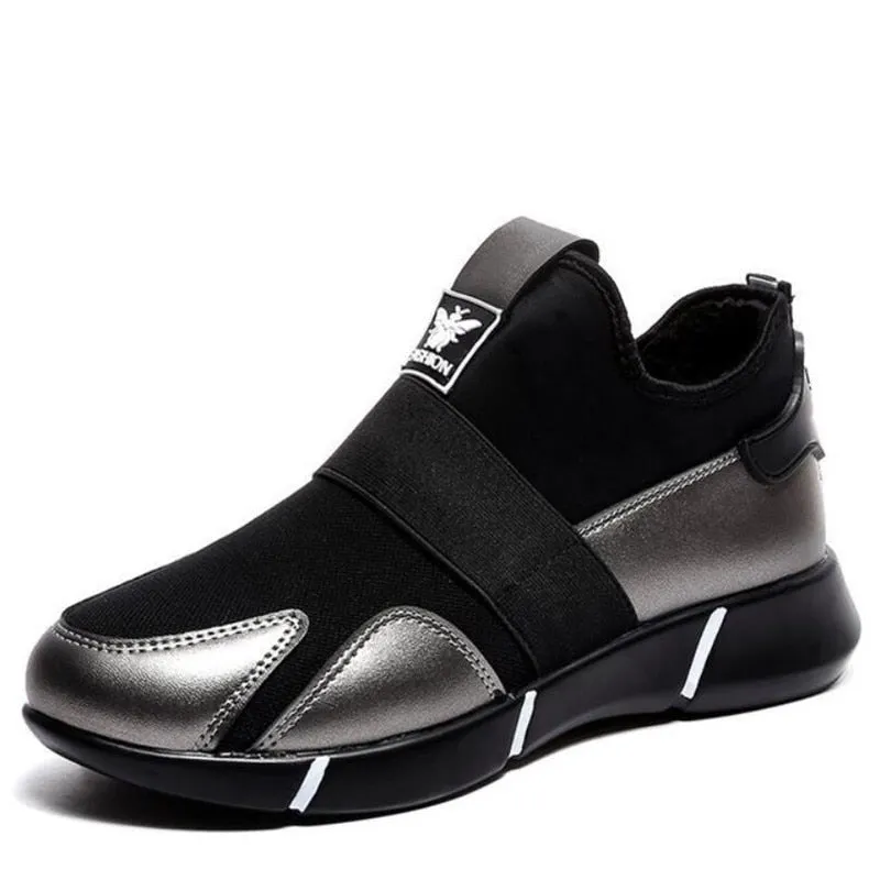 2020 Spring and Autumn Women's Vulcanized Shoes New Fashion Wild Comfortable Breathable Slip-on Ladies Flat Sneakers