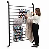 [US Local Warehouse] 13 Rolls Vinyl Roll Holder with Adjustable Hanging Rod for Wallpaper Window Film