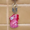 5pcs/set DIY Full Drill Special Shaped Diamond Painting Animal Keychain